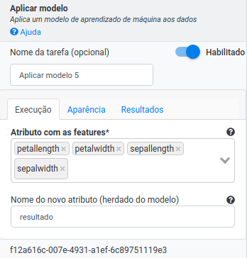 Formulário Aplicar Modelo